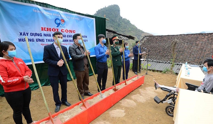 Cao Bang Mise en chantier de deux ouvrages en faveur des jeunes en difficulté
